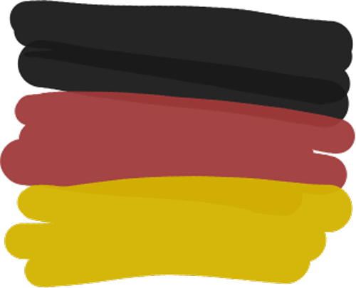 Deutschland-Flagge als Symbol des Rechenzentrum-Standort Deutschland