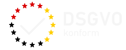 Siegel für DSGVO-konformes Webhosting und Webdesign
