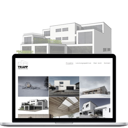 Architektenwebsite von Horst Trapp Architektur